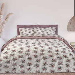 Σεντόνια Happy 9592 (Σετ 3τμχ) Multi Das Home Μονό 170x260cm 100% Βαμβάκι