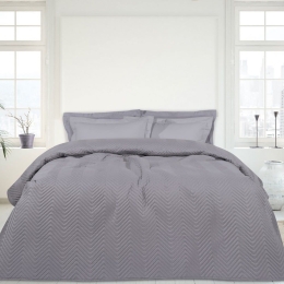 Κουβερλί Happy 9601 Dark Grey Das Home Μονό 160x240cm Microfiber