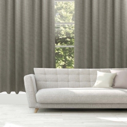 Κουρτίνα 2236 Με Τρουκς Grey Das Home 140X270cm Πολυέστερ