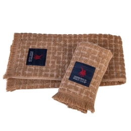 Πετσέτες Κουζίνας 2704 (Σετ 2τμχ) Brown Greenwich Polo Club 40x60cm 100% Βαμβάκι