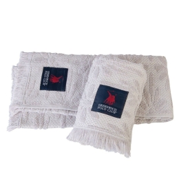 Πετσέτες Κουζίνας 2705 (Σετ 2τμχ) Off White Greenwich Polo Club 40x60cm 100% Βαμβάκι
