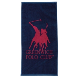 Πετσέτα Γυμναστηρίου 3033 Blue-Red Greenwich Polo Club Γυμναστηρίου 45x90cm 100% Βαμβάκι