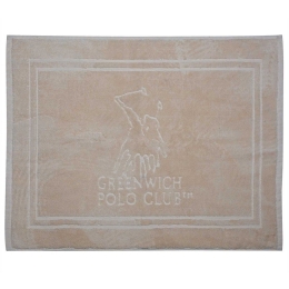 Ταπέτο Μπάνιου 3038 Beige Greenwich Polo Club 50X70 50x70cm 100% Βαμβάκι