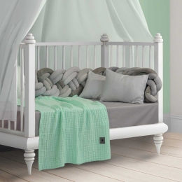 Κουβέρτα Βρεφική 2992 Mint Greenwich Polo Club Αγκαλιάς 80x105cm 100% Βαμβάκι