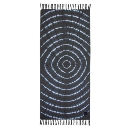 Πετσέτα Θαλάσσης - Παρεό 3848 Black Θαλάσσης 80x170cm 100% Βαμβάκι