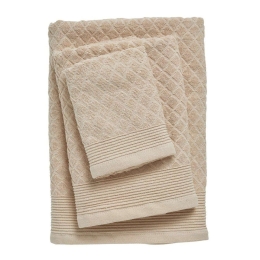 Πετσέτες Best 0683 (Σετ 3τμχ) Beige Das Home Σετ Πετσέτες 100% Βαμβάκι