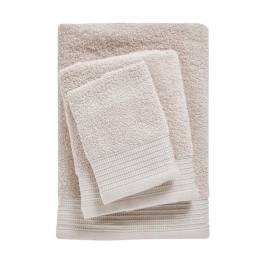Πετσέτες Best 0690 (Σετ 3τμχ) Beige Das Home Σετ Πετσέτες 100% Βαμβάκι