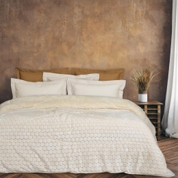 Κουβερτοπάπλωμα 1168 Sherpa Ecru Das Home Μονό 160x220cm Πολυέστερ