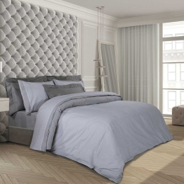 Σεντόνια 2167 (Σετ 4τμχ) Grey-White Greenwich Polo Club King Size 260x280cm Βαμβάκι-Πολυέστερ