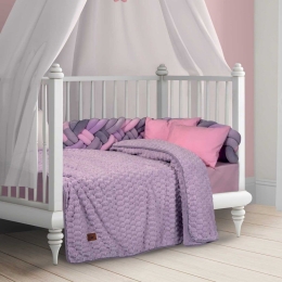 Κουβέρτα Βρεφική 8835 Fleece Lila Greenwich Polo Club Αγκαλιάς 80x110cm Polyester,Chinlon