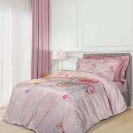 Κουβέρτα Παιδική 8828 Velour Somon-Pink-Ocher Greenwich Polo Club Μονό 160x220cm Πολυέστερ