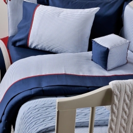 Κουβερλί Βρεφικό ΣΧ.700 Blue Down Town 95x145cm 100% Βαμβακοσατέν
