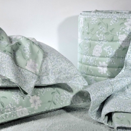 Κουβερλί ΣΧ.696 Σετ 3τμχ Mint Down Town Υπέρδιπλο 235x250cm 100% Βαμβακοσατέν