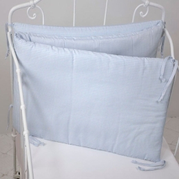 Πάντα Βρεφική ΣΧ.508 Blue Down Town 60x67x60+40cm 100% Βαμβακοσατέν