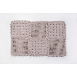 Πατάκι Μπάνιου Biscuit Dark Pink Down Town 70 x 160cm 100% Βαμβάκι