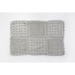 Πατάκι Μπάνιου Biscuit Silver Down Town 70 x 160cm 100% Βαμβάκι