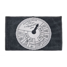 Πατάκι Μπάνιου Indigo Compass Anthracite Down Town 60X90 100% Βαμβάκι