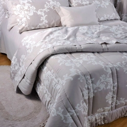 Σεντόνια ΣΧ.566 Σετ 4τμχ Grey Down Town Υπέρδιπλο 245χ270cm 100% Βαμβακοσατέν