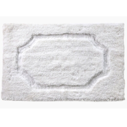 Πατάκι Μπάνιου Verona Dirty White Down Town 60 x 90 Πολυέστερ