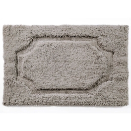 Πατάκι Μπάνιου Verona Light Grey Down Town 60 x 90 Πολυέστερ