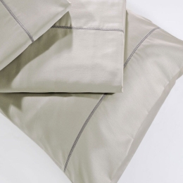 Σεντόνι Με Λάστιχο S250/5 Light Grey Down Town Υπέρδιπλo 165X235cm 100% Βαμβακοσατέν