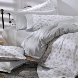 Σεντόνια Παιδικά 768 Σετ 4τμχ White - Grey Down Town Ημίδιπλο 200x270cm 100% Βαμβακοσατέν