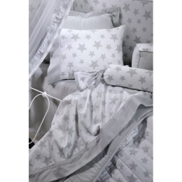 Κουβερλί Βρεφικό 768 Grey Down Town 95x145cm 100% Βαμβακοσατέν