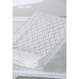 Κουβέρτα Βρεφική DT227 Light Grey Down Town Αγκαλιάς 75x105cm 100% Βαμβάκι