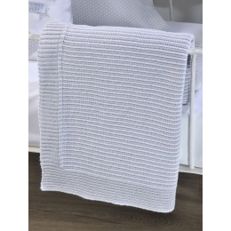 Κουβέρτα Βρεφική DT441 Light Grey Down Town Κούνιας 90x120cm 100% Βαμβάκι