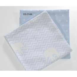 Πάνα Αγκαλιάς 506 Ciel Down Town 80x80cm 100% Βαμβακοσατέν