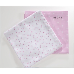 Πάνα Αγκαλιάς 507 Pink Down Town 80x80cm 100% Βαμβακοσατέν