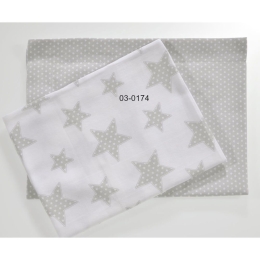 Πάνα Αγκαλιάς 768 03-0174 Grey Down Town 80x80cm 100% Βαμβακοσατέν