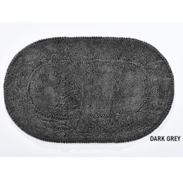 Πατάκι Μπάνιου Roma Dark Grey Down Town 65X130 100% Βαμβάκι