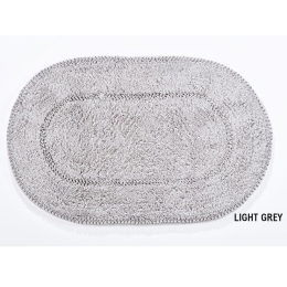 Πατάκι Μπάνιου Roma Light Grey Down Town 65X130 100% Βαμβάκι