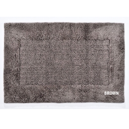 Πατάκι Μπάνιου Toscana Brown Down Town 60Χ90 100% Βαμβάκι
