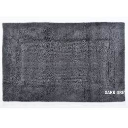 Πατάκι Μπάνιου Toscana Dark Grey Down Town 60Χ90 100% Βαμβάκι