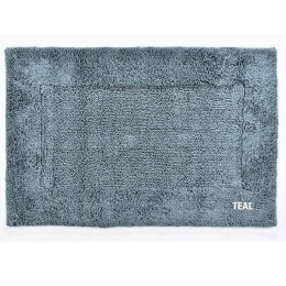 Πατάκι Μπάνιου Toscana Teal Down Town 60Χ90 100% Βαμβάκι