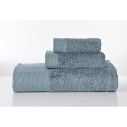 Πετσέτα Rosa Blue Raf Down Town Προσώπου 50x100cm Bamboo, Βαμβάκι