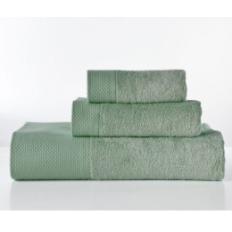 Πετσέτες Rosa (Σετ 3τμχ) Green Down Town Σετ Πετσέτες 100x150cm Bamboo, Βαμβάκι