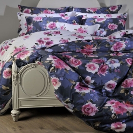 Κουβερλί 832 Magnolia (Σετ 3τμχ) Blue Down Town Υπέρδιπλο 235x250cm Βαμβάκι-Πολυέστερ
