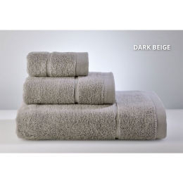 Πετσέτα Joanne Dark Beige Down Town Χεριών 30x50cm 100% Βαμβάκι