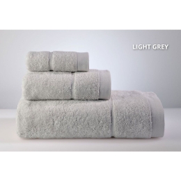 Πετσέτες Joanne (3τμχ) Light Grey Down Town Σετ Πετσέτες 90x150cm 100% Βαμβάκι