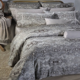 Σεντόνια 834 Bombay (Σετ 4τμχ) Brown Down Town Ημίδιπλο 200x270cm 100% Βαμβακοσατέν