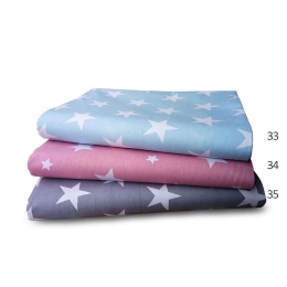 Πάνα Βρεφική Χασές Star 35 Γκρι DimCol 80x80cm 100% Βαμβάκι