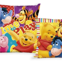 Μαξιλάρι Διακοσμητικό (Με Γέμιση) Παιδικό Micro Disney Winnie 134 Digital Print DimCol 40Χ40 40x40cm 100% Βαμβάκι