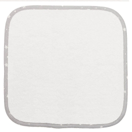 Λαβέτα  Ώμου Βρεφικές 05 White-Grey DimCol Λαβέτα 30x30cm 100% Βαμβάκι