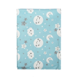Σεντόνια Παιδικά Σετ 3τμχ Smile 81 Blue DimCol Μονό 160x240cm 100% Βαμβάκι