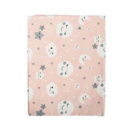 Σεντόνια Παιδικά Σετ 3τμχ Smile 82 Coral DimCol Μονό 160x240cm 100% Βαμβάκι