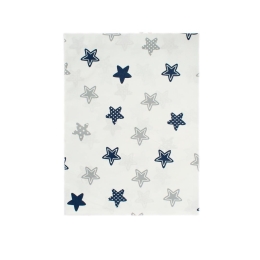 Σεντόνια Παιδικά Σετ 3τμχ Star 102 Blue DimCol Μονό 160x240cm 100% Βαμβάκι