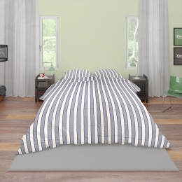 Σεντόνια Βαμβακοσατέν 158 Σετ 3τμχ Navy DimCol Single 160x240cm 100% Βαμβάκι